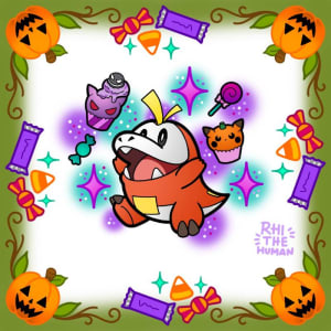 Image of Fuecoco Halloween ~8cm