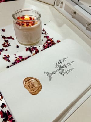 Image of Enchanted Candles-Detailed piece less than palm size 