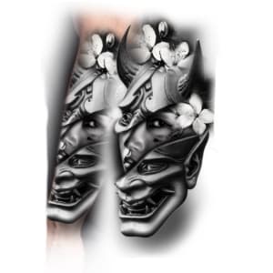 Image of Japanese hannya mask