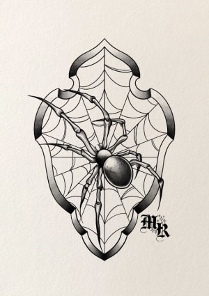 Image of Framed Spider