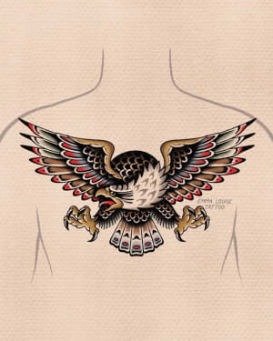 Image of Eagle Chest Piece