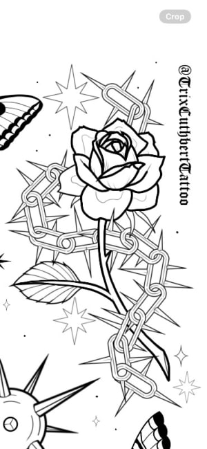 Image of Chained rose 