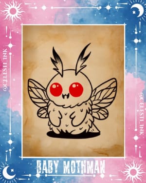 Image of Baby mothman - 10CM