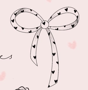 Image of Thin Heart Bow