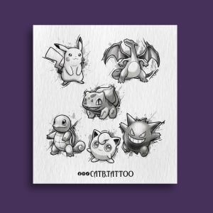 Image of 🎮 Pokémon Black and Grey