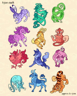 Image of Zodiac animals