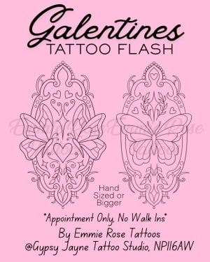 Image of Hand Sized Or Bigger - Butterflies 