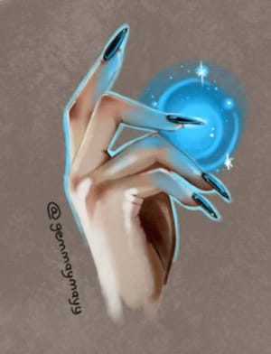 Image of Witch - blue