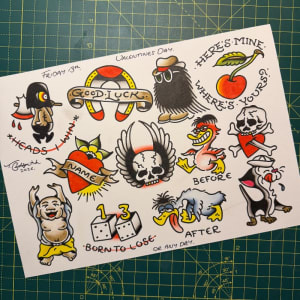 Image of Ed Hardy repaints Friday 13th