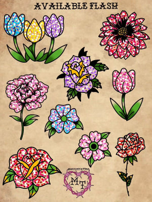 Image of Floral 🌹 (Glitter) ~ £120-£250