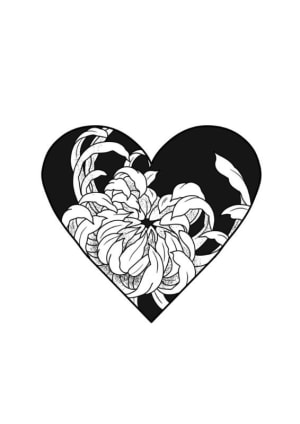 Image of Blackout Chrysanthemum Heart