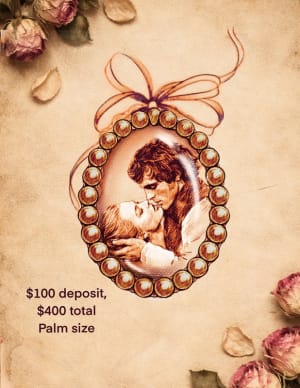 Image of Wuthering Heights- Sepia Tone- palm size- $100 deposit 