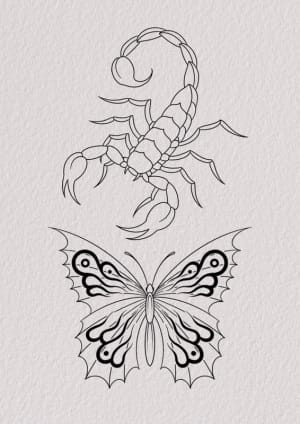 Image of Scorpion -or- Butterfly