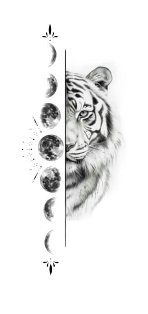 Image of Tiger moon - 20cm