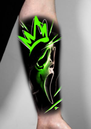 Image of Graffiti Ghostface - Scream (Discounted Theme)