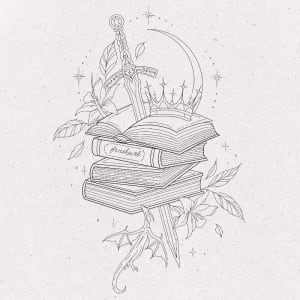 Image of Throne of glass stack 