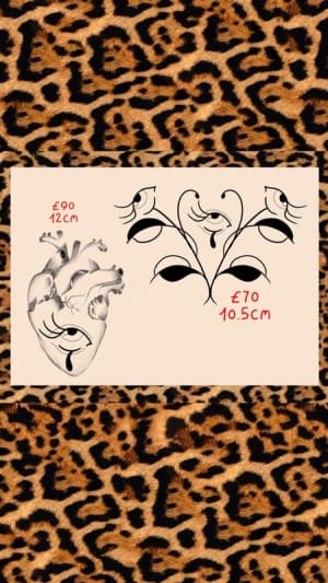 Image of MIXED STYLE - ANATOMICAL HEART WITH EYE AND BRANCH WITH EYES