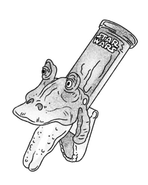 Image of Jaja binks cursed lollipop max 10cm