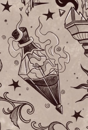Image of Broken potion bottle 