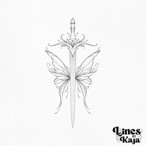 Image of Butterfly dagger 1