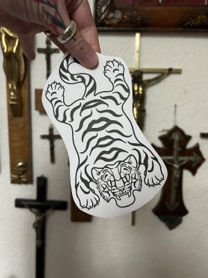 Image of Tiger rug