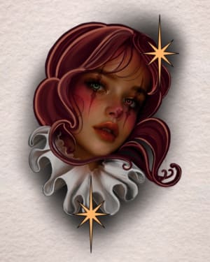 Image of Clown lady