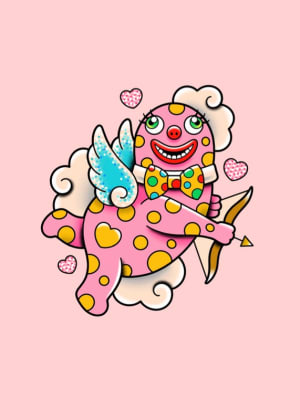 Image of Mr Blobby cupid 