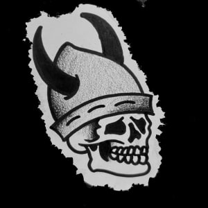 Image of Viking skull