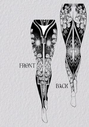 Image of Leg sleeve (one leg OR matching legs)