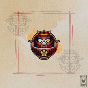 Image of Darth Maul Daruma 