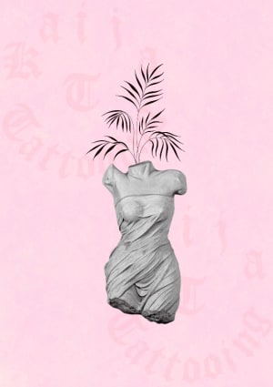 Image of Statue vase