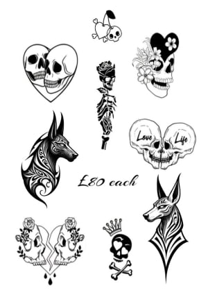 Image of Blackwork Flash 