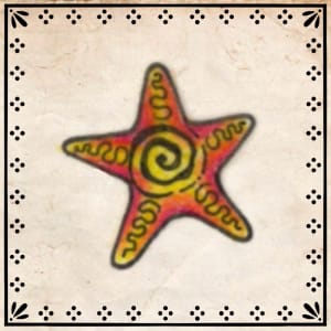 Image of ✦ Swirl Starfish (colour) ✦