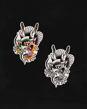 Image of Dragon head 