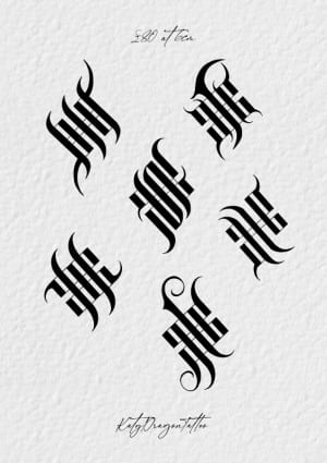 Image of Cali Calligraphy, ornamental