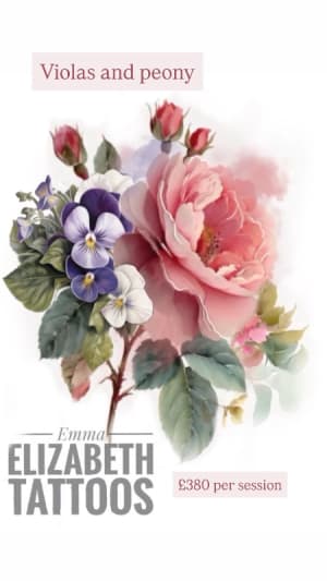 Image of Violas and Peony (priced per session)