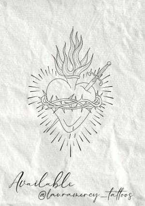 Image of Sacred heart- shade to be added