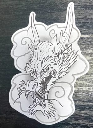 Image of Dragon face
