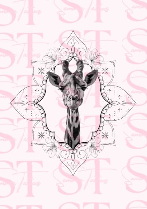 Image of Giraffe Frame 🦒 