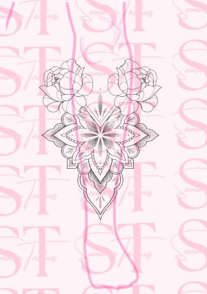 Image of Shin floral mandala 