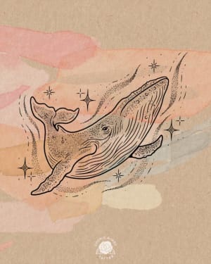 Image of Cosmic Humpback // Approx. 18 cm