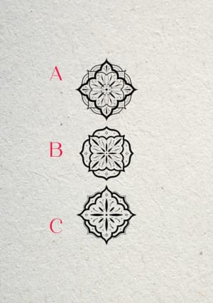 Image of Blackwork Mandala Ornaments