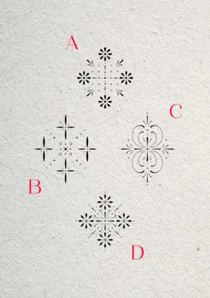 Image of Fineline Blackwork Ornaments