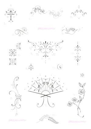 Image of Flash sheet with numbers 