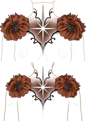 Image of Sepia Anemones