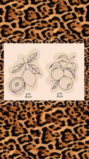 Image of LEMON BRANCH AND PEACH BRANCH