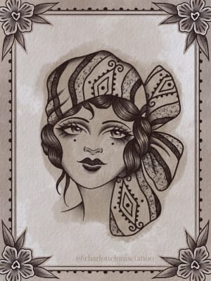 Image of Scarf Lady