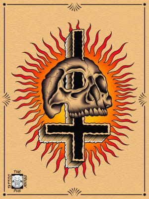 Image of Skull cross