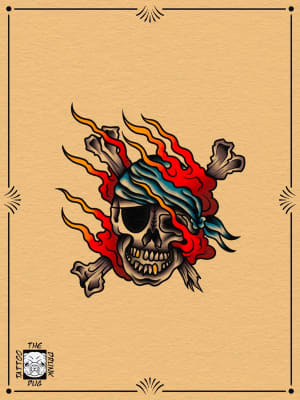 Image of Pirate skull