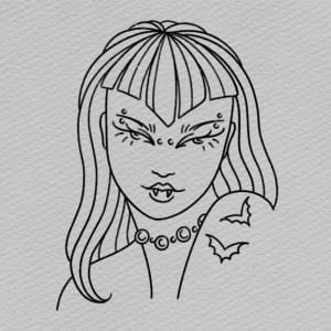 Image of vamp girl